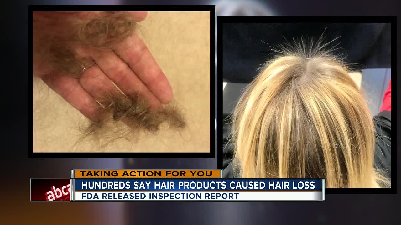 FDA inspects after hundreds say a line of hair products caused their hair to fall out