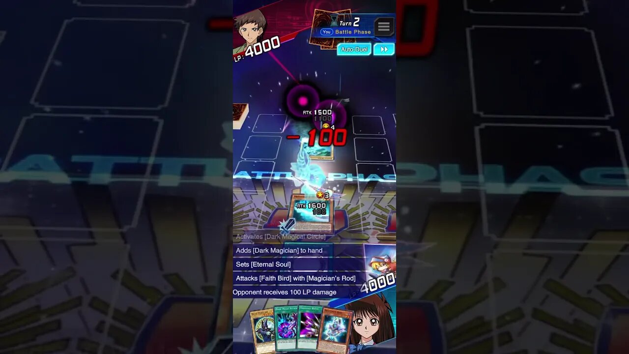 Yu-Gi-Oh! Duel Links - Power Pro App x Yu-Gi-Oh! Collaboration Card Sleeves (Tea Gardner) Gameplay