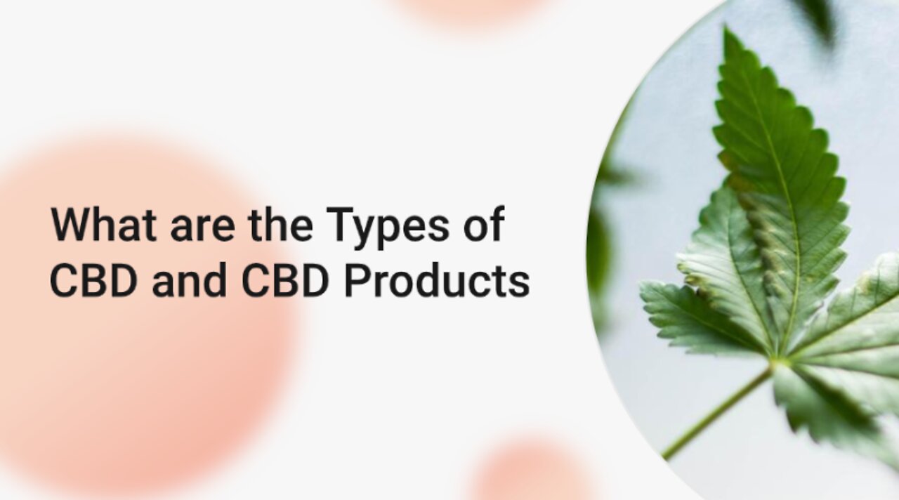 What Are The Types of CBD and CBD Products