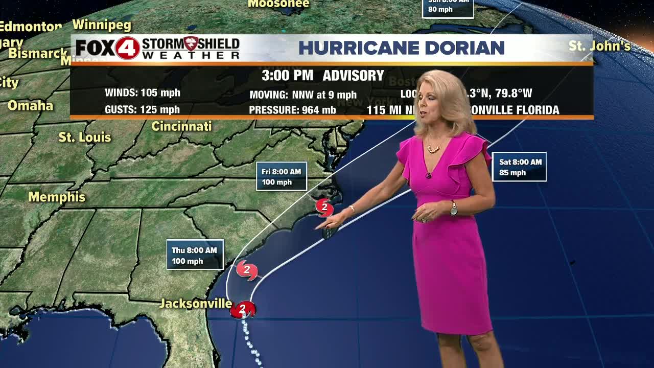 Dorian almost gone; enjoy the break!