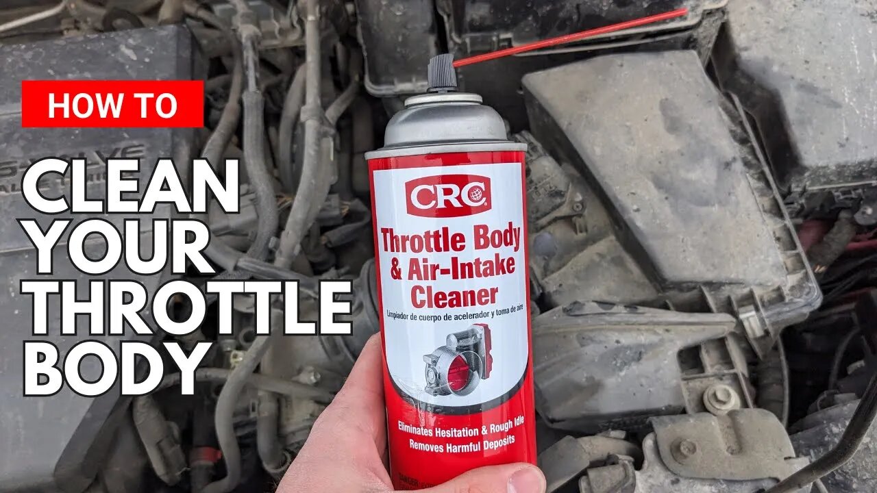 How to clean Throttle Body on Mazda 3 with CRC Throttle Body Cleaner