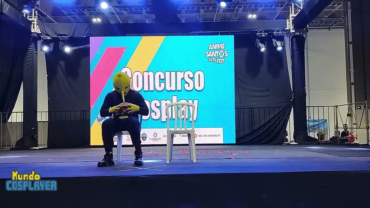 Apresentação Cosplay de Lemongrab da animação Hora de Aventura no Anime Santos Geek Fest 2023!