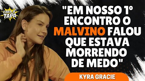 KYRA GRACIE CONTA O MEDO DE MALVINO SALVADOR EM SEU PRIMEIRO ENCONTRO