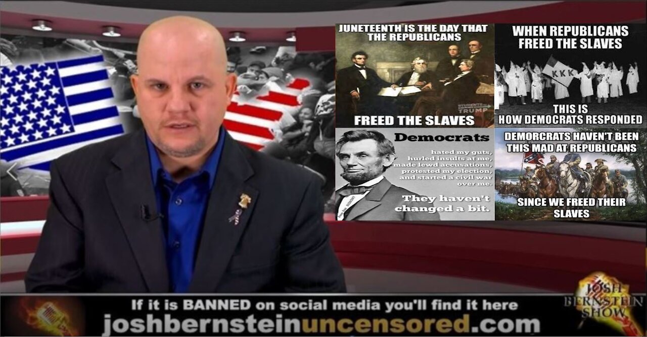 JBUSHOW.COM INVESTIGATES: JUNETEENTH IS A LIE- IT'S ACTUALLY THE DAY REPUBLICANS ENDED SLAVERY AND PROTECTED BLACKS FROM DEMOCRATS