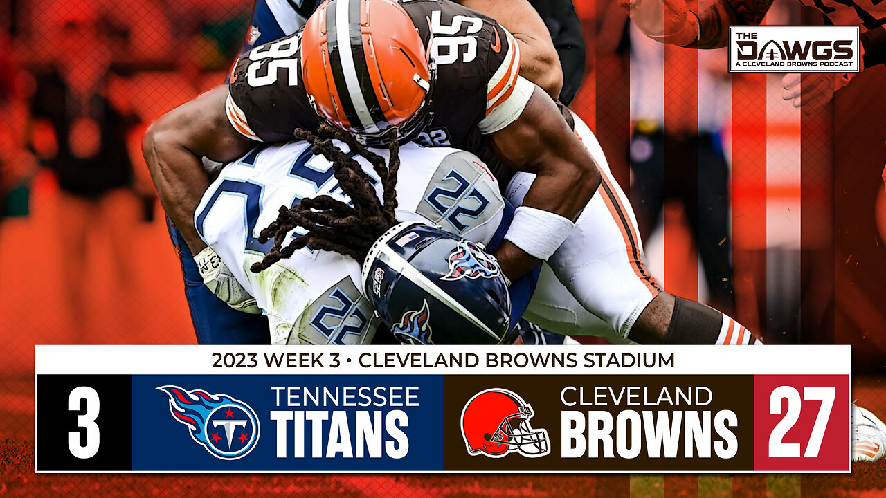 LIVE! Browns vs Titans Game Reactions | Cleveland Browns Podcast 2023