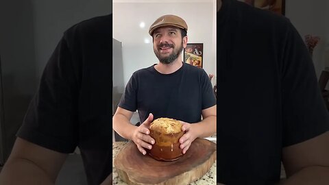 Panetone recheado de limão siciliano #shorts