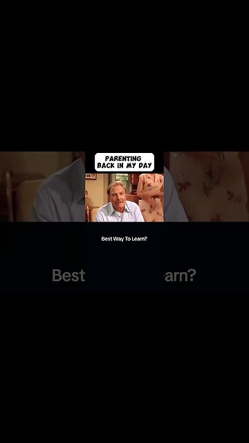 Back in the day. Best way to learn.