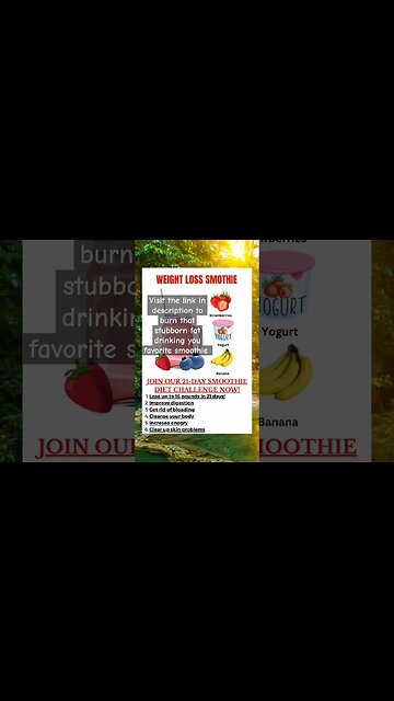 Weight Loss Smoothie for Rapid Weight Loss | Instant Belly Fat Burner In 5 Days #shorts