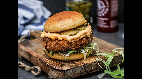 Fried buttermilk chicken sandwich recipe