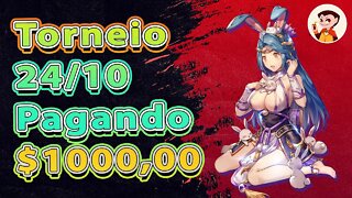 Tap Fantasy: Torneiro 24/10 - Pagando $1000,00