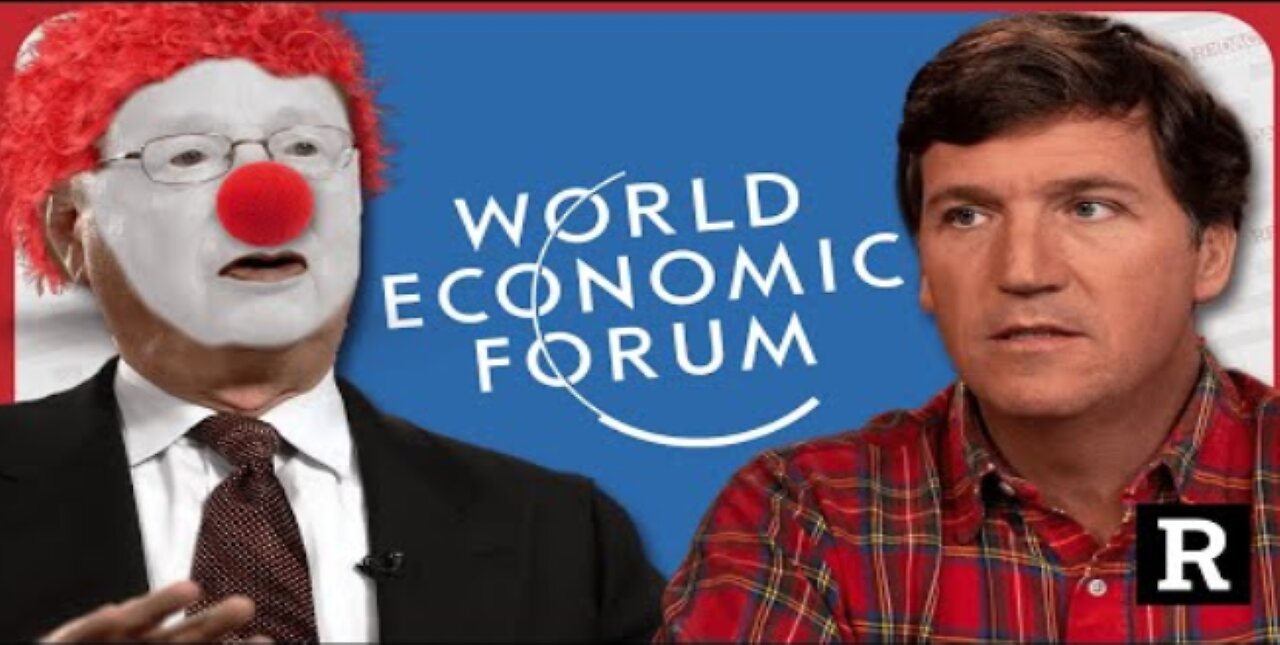 Watch Tucker Carlson DESTROY Klaus Schwab as an "elderly idiot" | Redacted with Clayton Morris