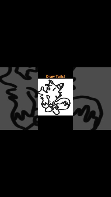 Draw Tails from Sonic Fast! #sonic #tails #sonicthehedgehog #draw