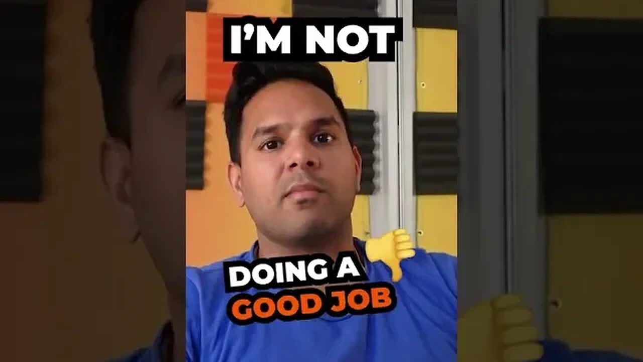 I'M NOT DOING A GOOD JOB(UPDATE) #shorts #askabhinav