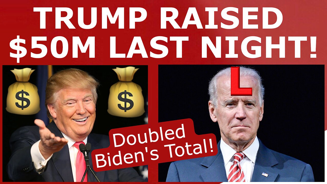 Trump SETS RECORDS at Last Night's Fundraiser!