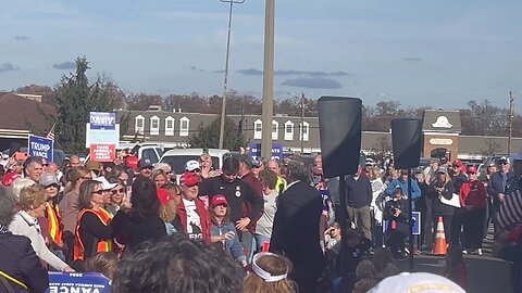 Trump 47 Bus Tour Franconia Pa Mike Waltz Speech