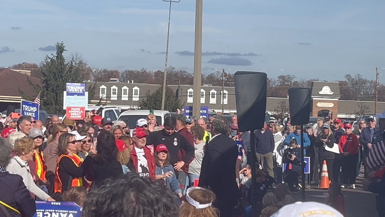 Trump 47 Bus Tour Franconia Pa Mike Waltz Speech