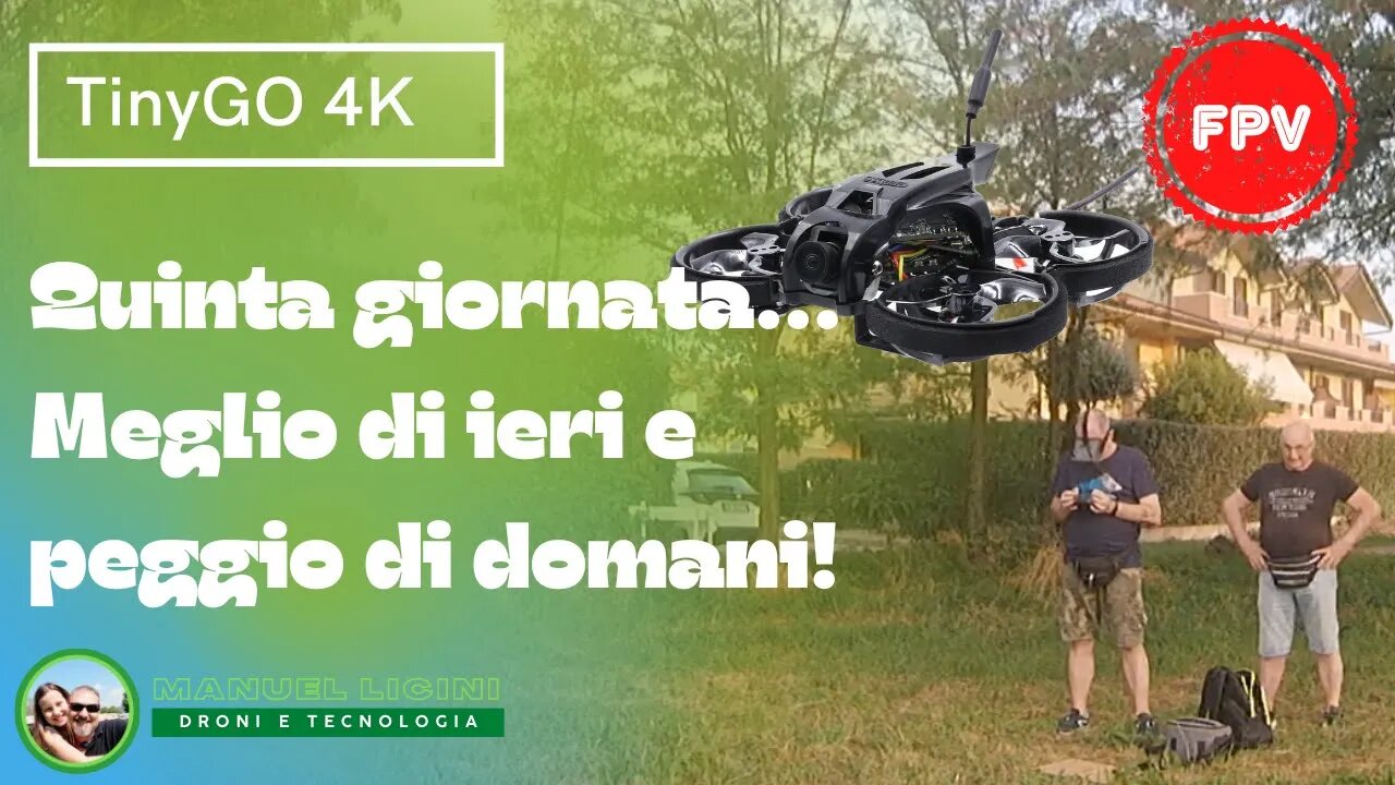 Il divertimento inizia ora! [Volo FPV con TinyGO 4K]