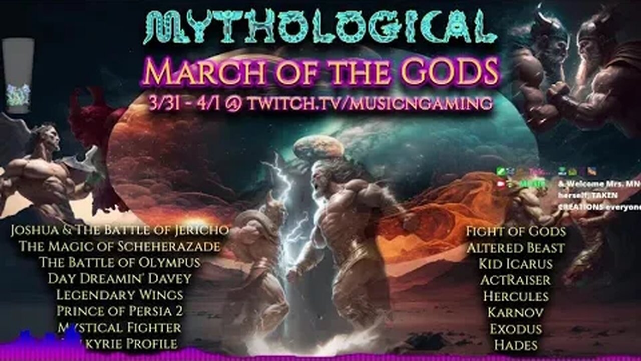 March of the Gods Event Marathon (Day 1)