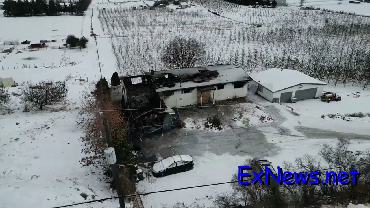 Lake Country house fire November 3 2022 Chase road aftermath