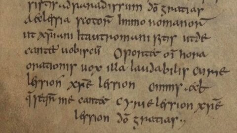 DICTA PATRICII : UT XRISTIANI ITA UT ROMANI SITIS : CODEX ARDMACHANUS, FOL. 9Rº, A.