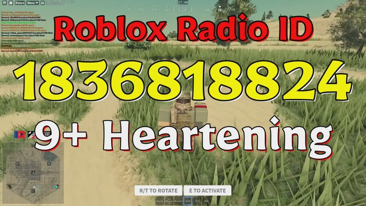 Heartening Roblox Radio Codes/IDs