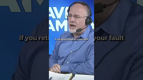 Retiring with nothing is no one's fault but yours!