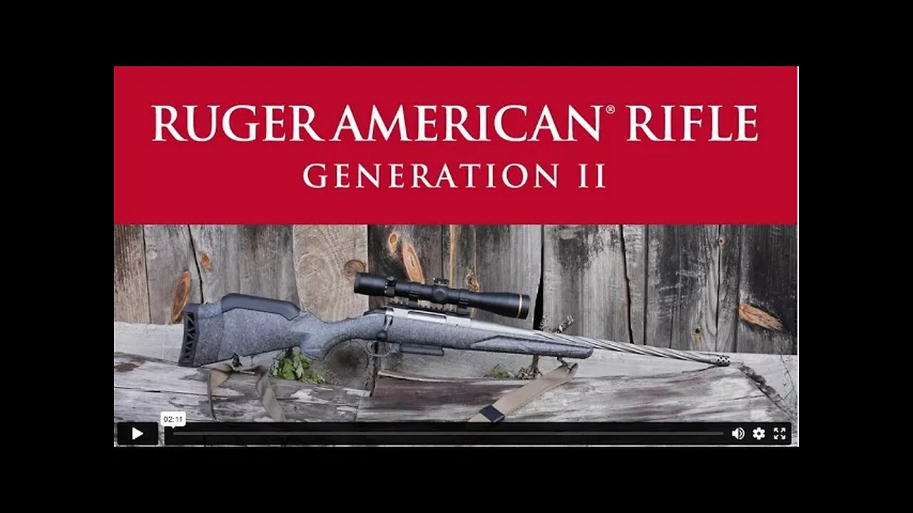 Ruger American Rifles Generation II - All Models - SHOT Show 2024