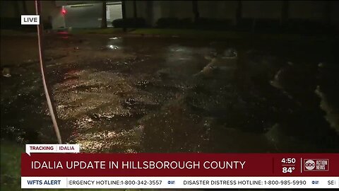 Reporter Larissa Scott provides an update on Idalia from Hillsborough County