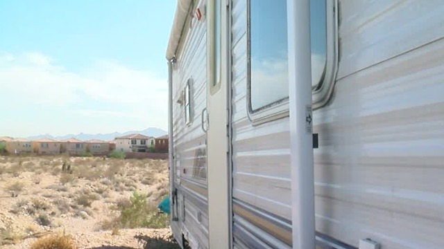 Abandoned trailer across from school causing safety concerns