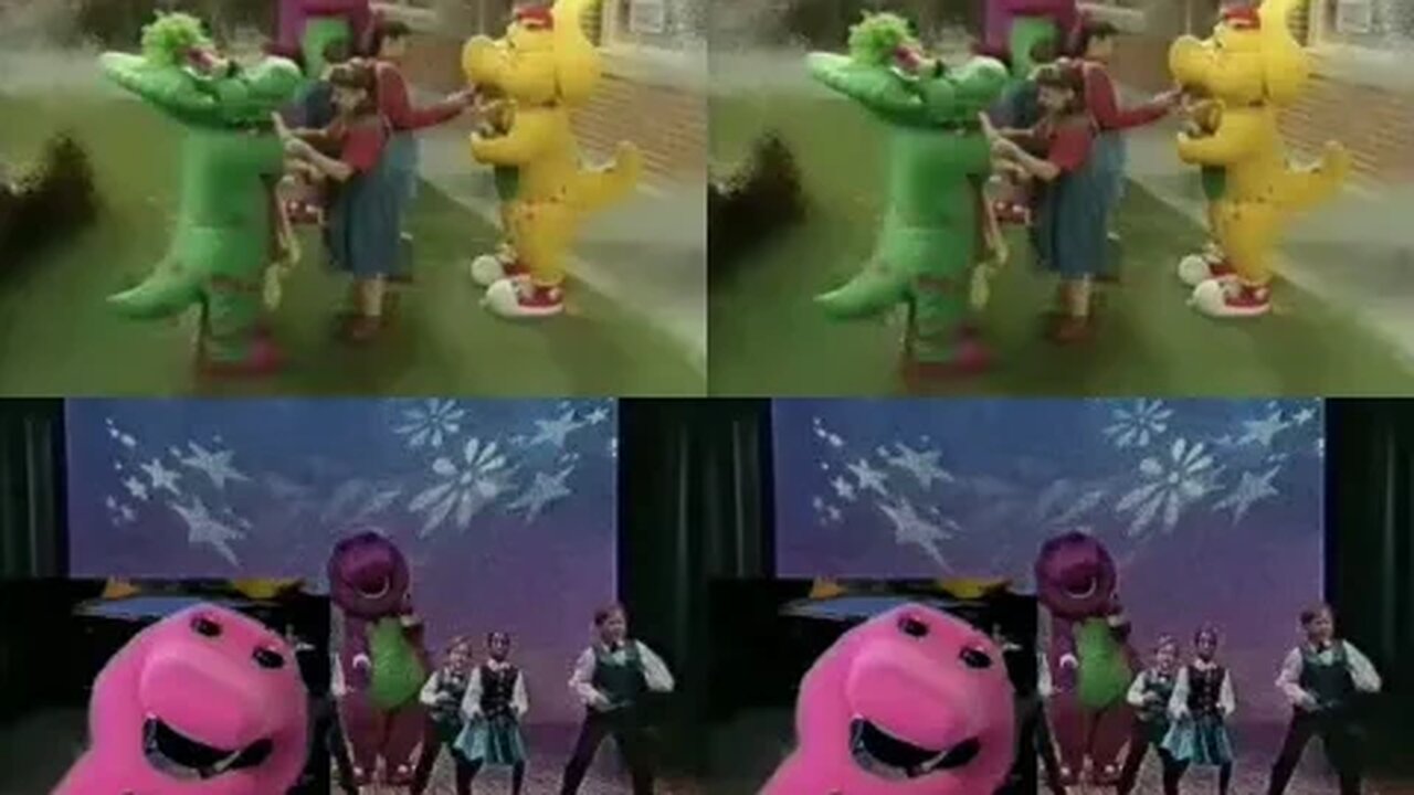 All the pre Beta 1 Barney Says Season 4 Beta Segments played at the same time