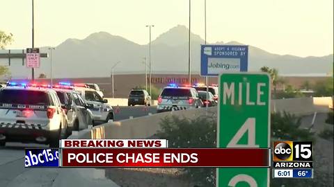 BREAKING: Suspect in custody after Valleywide pursuit