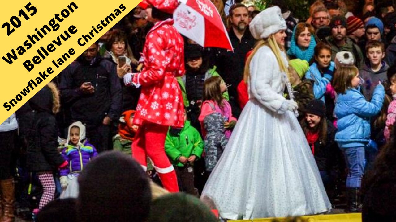 Bellevue Washington: Bellevue Square Snowflake Lane Christmas 2015