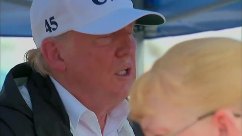 Trump serves food to victims in Naples