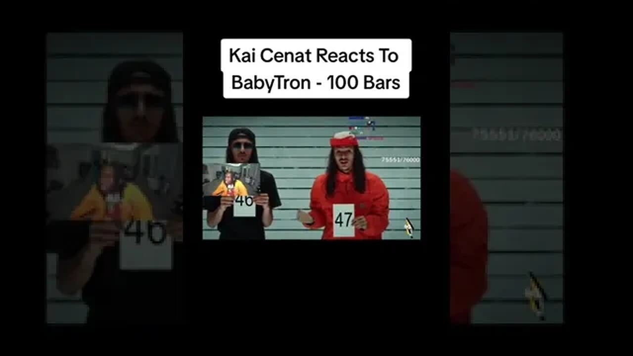 Kai Cenat Reacts To Babytron’s 100 bars