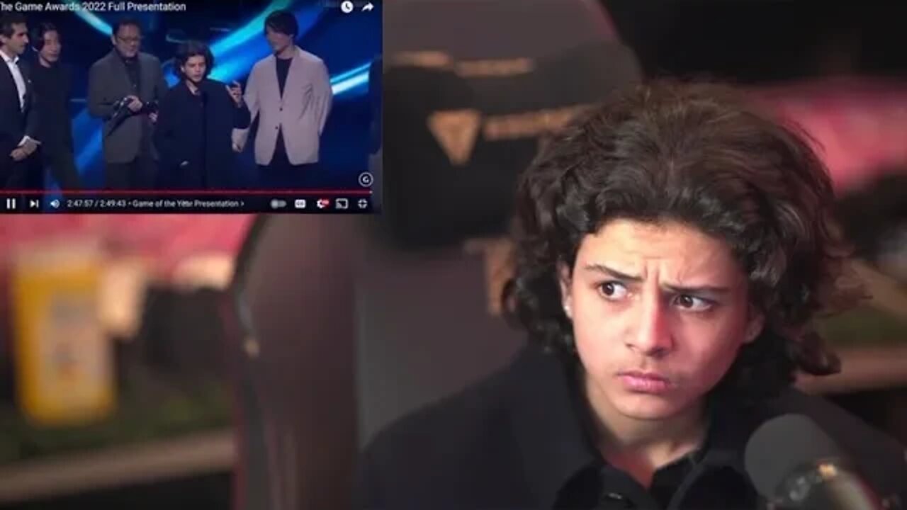 Matan Evenoff (Bill Clinton Kid) Reacts to his The Game Awards Bill Clinton Nomination Speech