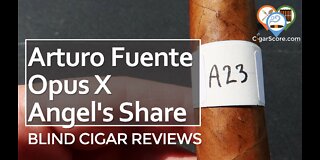 WORTH $27? The Arturo Fuente OPUSX Angel's Share Robusto - CIGAR REVIEWS by CigarScore