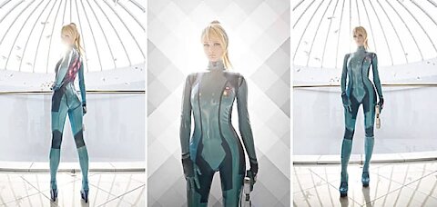 Metroid Samus Zero Suit Cosplay