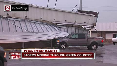 Storms bring heavy wind through Sand Springs