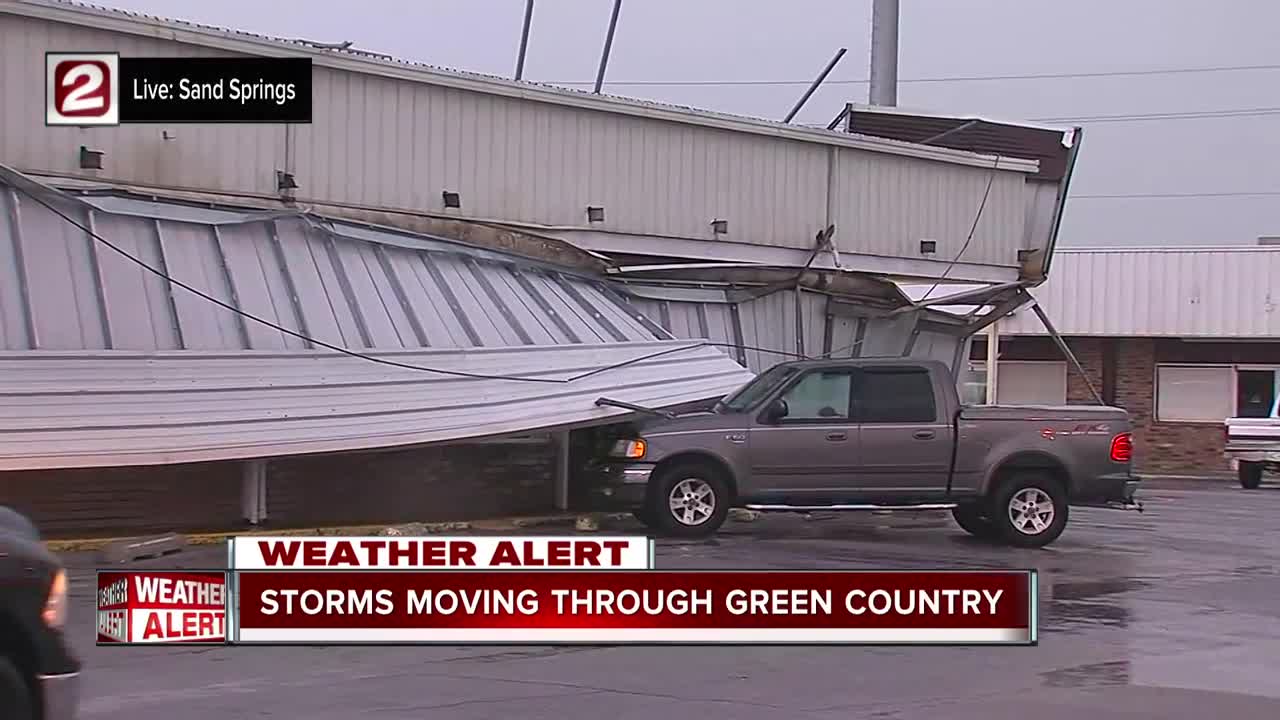 Storms bring heavy wind through Sand Springs