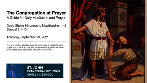 David Shows Kindness to Mephibosheth—2 Samuel 9:1-13