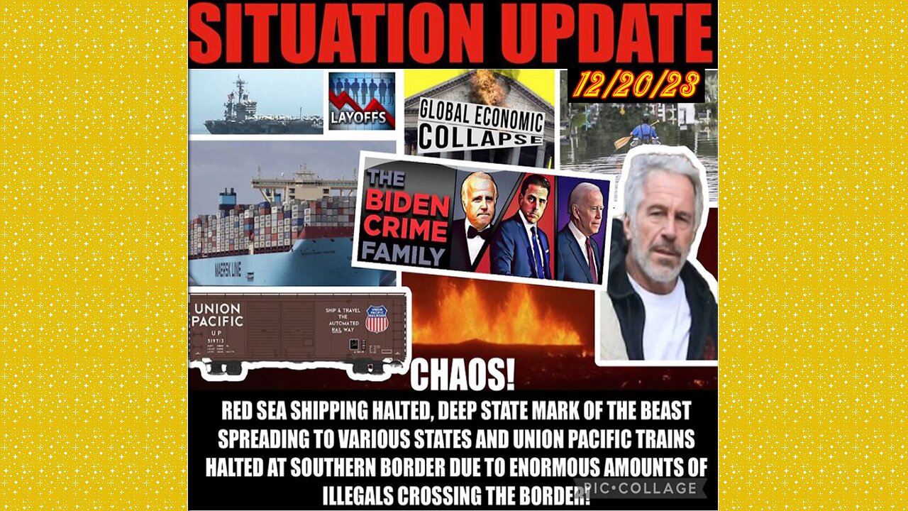 SITUATION UPDATE 12/20/23 - Military Ships To Yemen, Iceland Volcanic Eruption, Gcr/Judy Byington