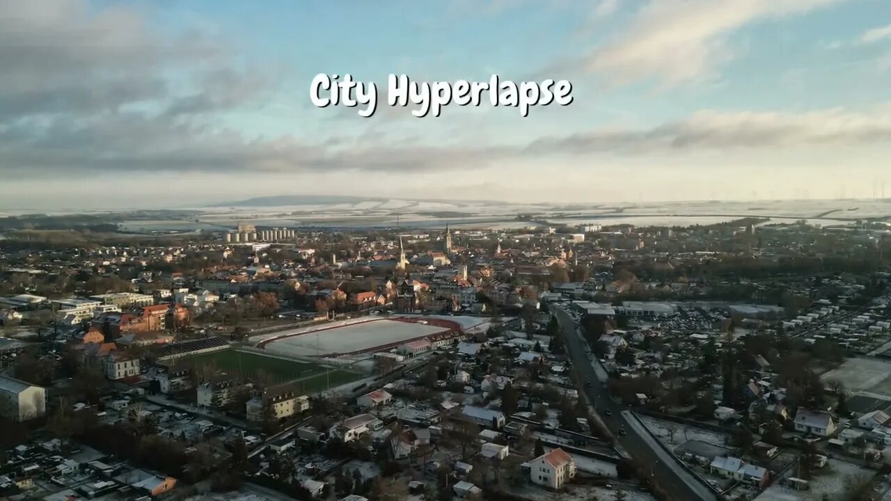 DJI Mini 3 Pro Winter City Adventure, Zeitraffer/ Hyperlapse