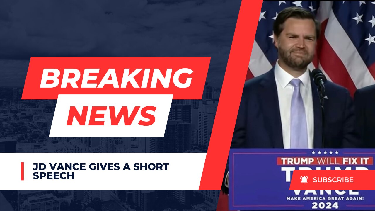 JD Vance speech after presidential election