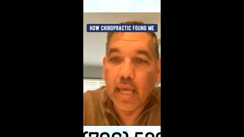 How I got into chiropractic