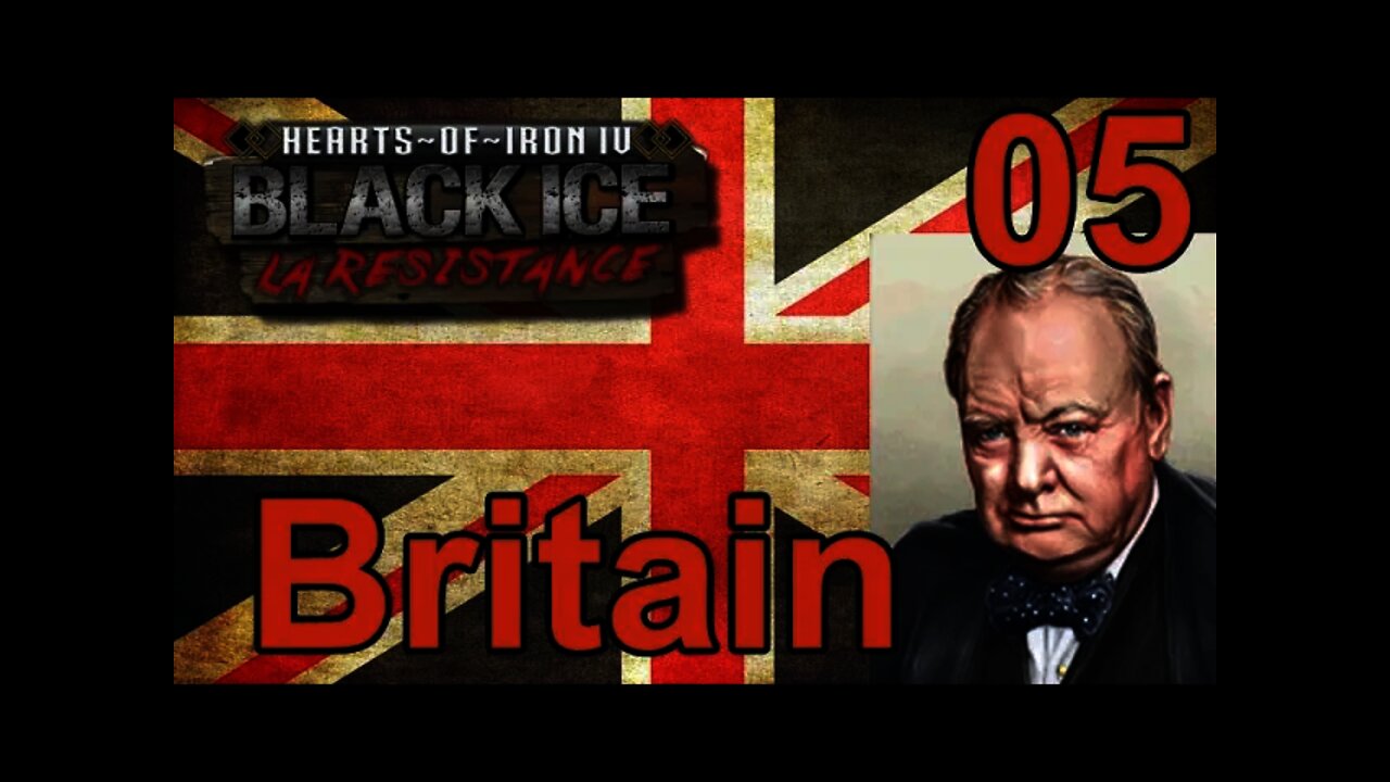 Hearts of Iron IV Black ICE Britain 05 - Churchill in charge early!