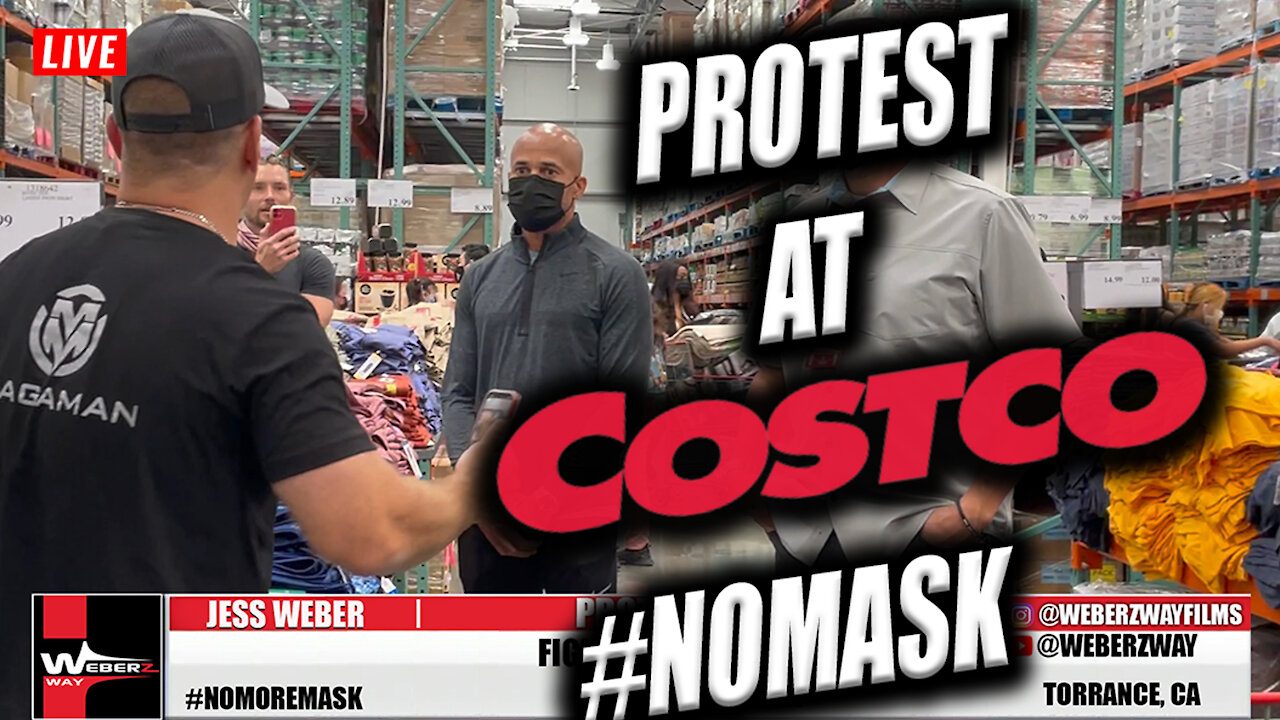 PROTEST AT COSTCO #NOMASK