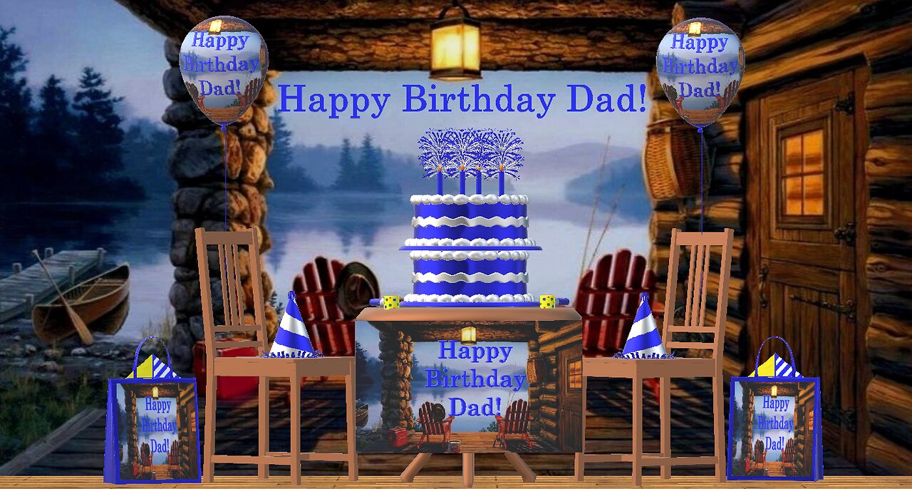 Happy Birthday 3D - Happy Birthday Dad - Happy Birthday To You - Happy Birthday Song