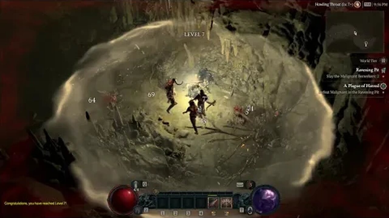 Diablo IV A Plague of Hatred Malignant Tunnel Ravening Pit Dungeon Run