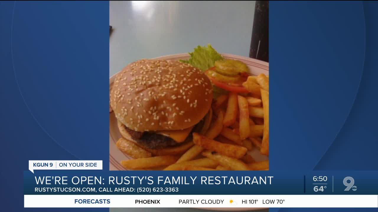 Rusty's Family Restaurant offers takeout fare