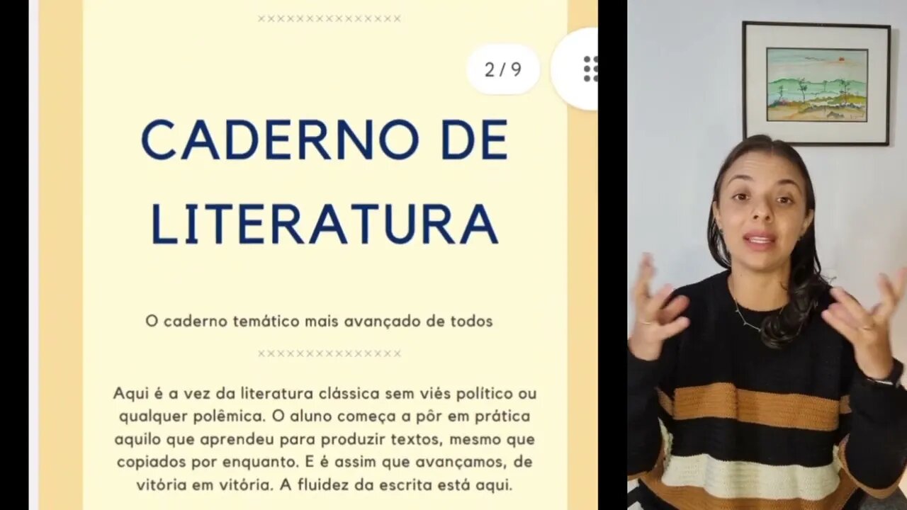 Escrever textos com letra cursiva | Caderno de Geografia e Literatura d'A Letra Cursiva Prática